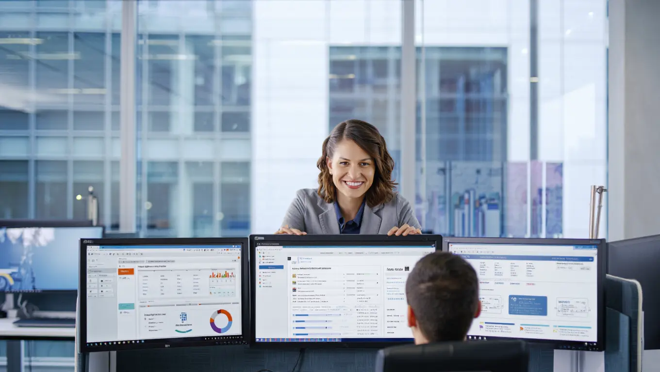 A graphic illustrating the future of IT help desk support.